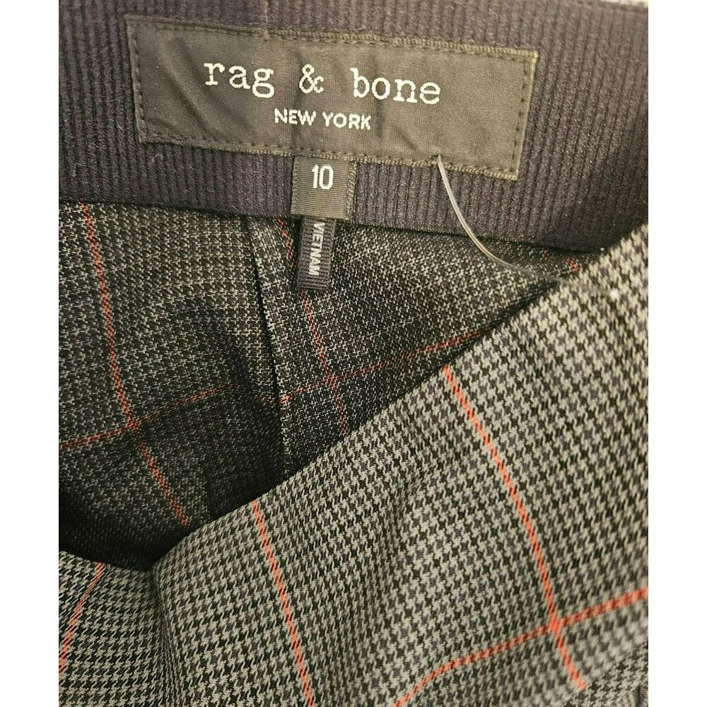 Rag And Bone Simone Check Pant Grey Multi Red Pla… - image 6